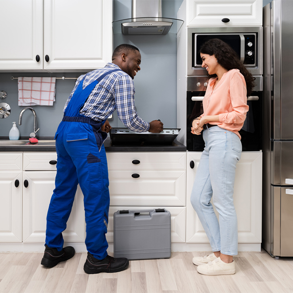 how long does it typically take to complete cooktop repair services in Center Point Texas